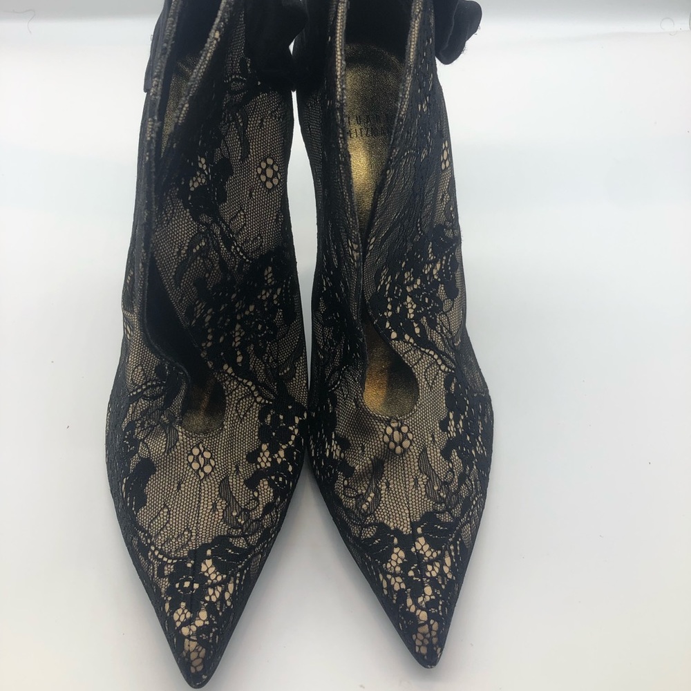 Stuart Weitzman Lace Booties - image 4
